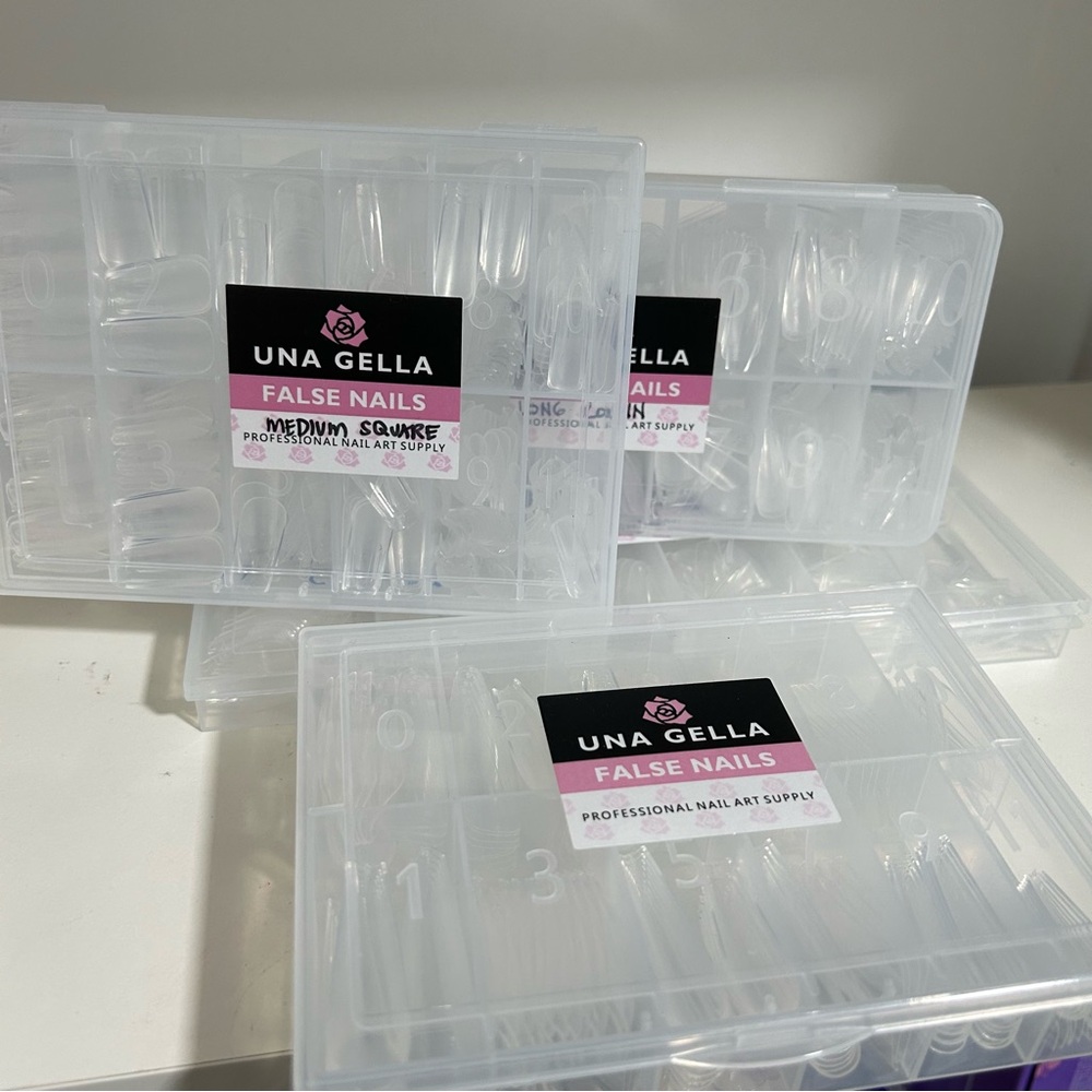 Una Gella Soft Gel Nail Tips (4boxes)